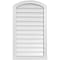Ekena Millwork Arch Top Surface Mount PVC Gable Vent: Functional, w/ 2"W x 2"P Brickmould Sill Frame, 22"W x 38"H GVPAR22X3803SF - alternate 1